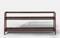 Agnes Long Shelving – Walnut