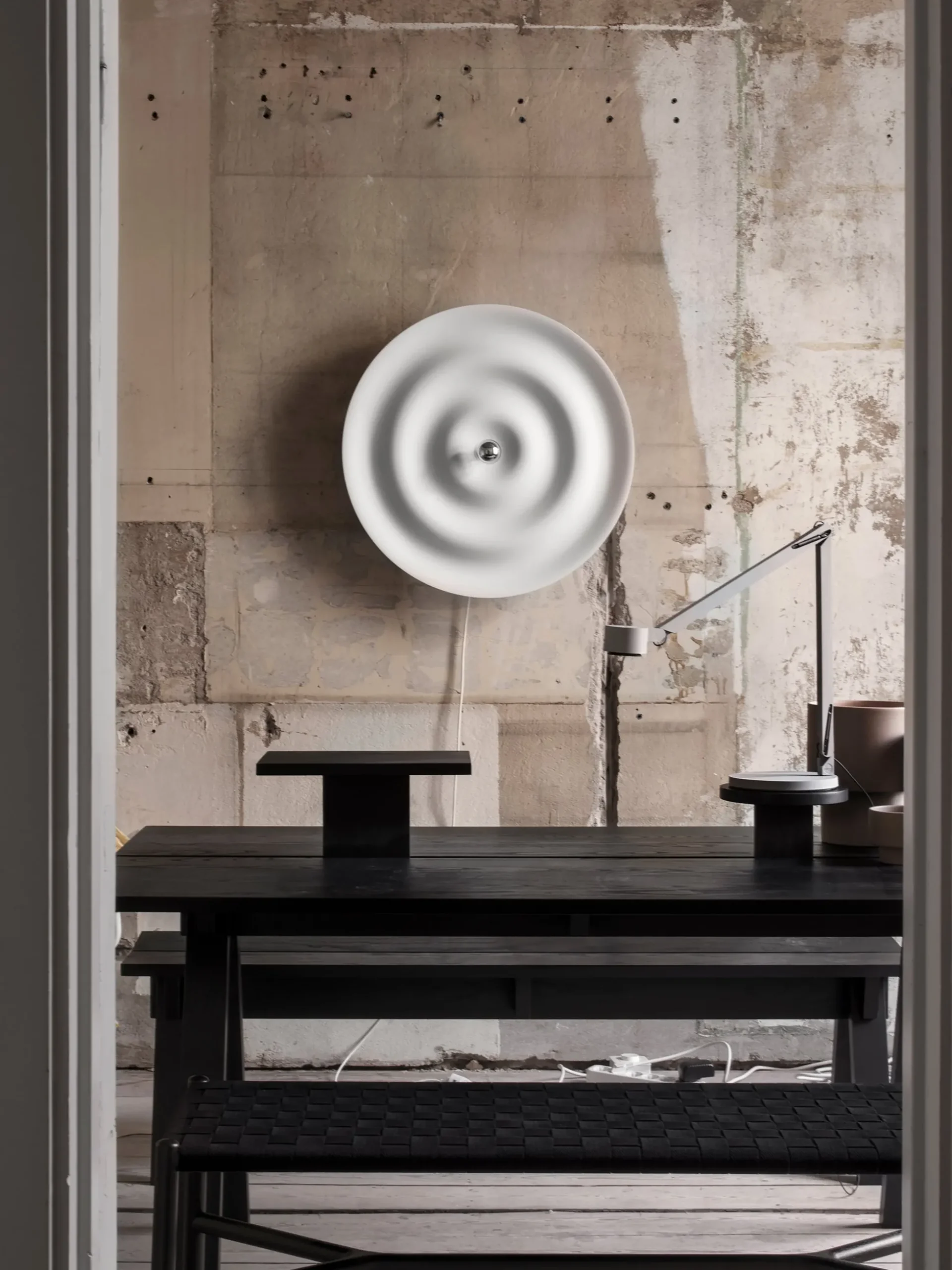 Alma w171 Wall Lamp - Grey White