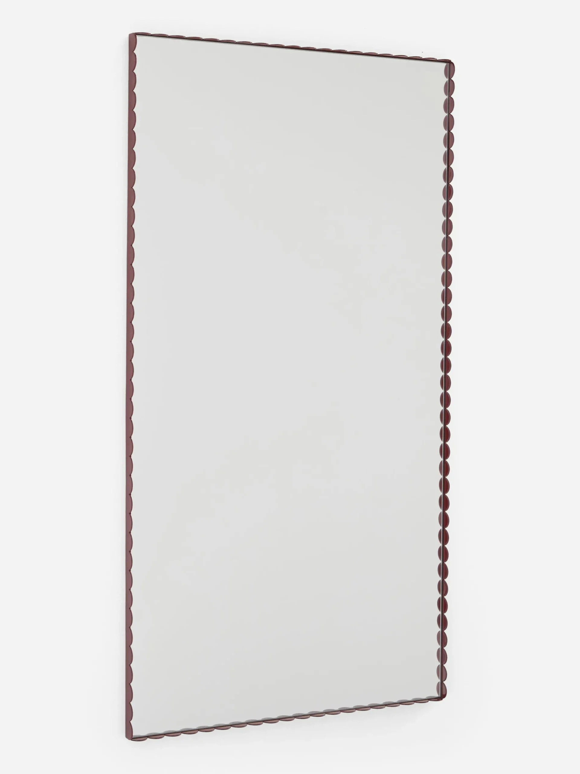 Arcs Mirror Rectangle L - Burgundy