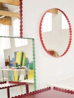 Arcs Mirror Rectangle M - Green