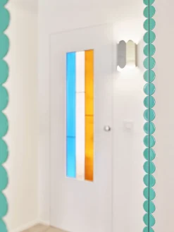 Arcs Mirror Rectangle M - Green