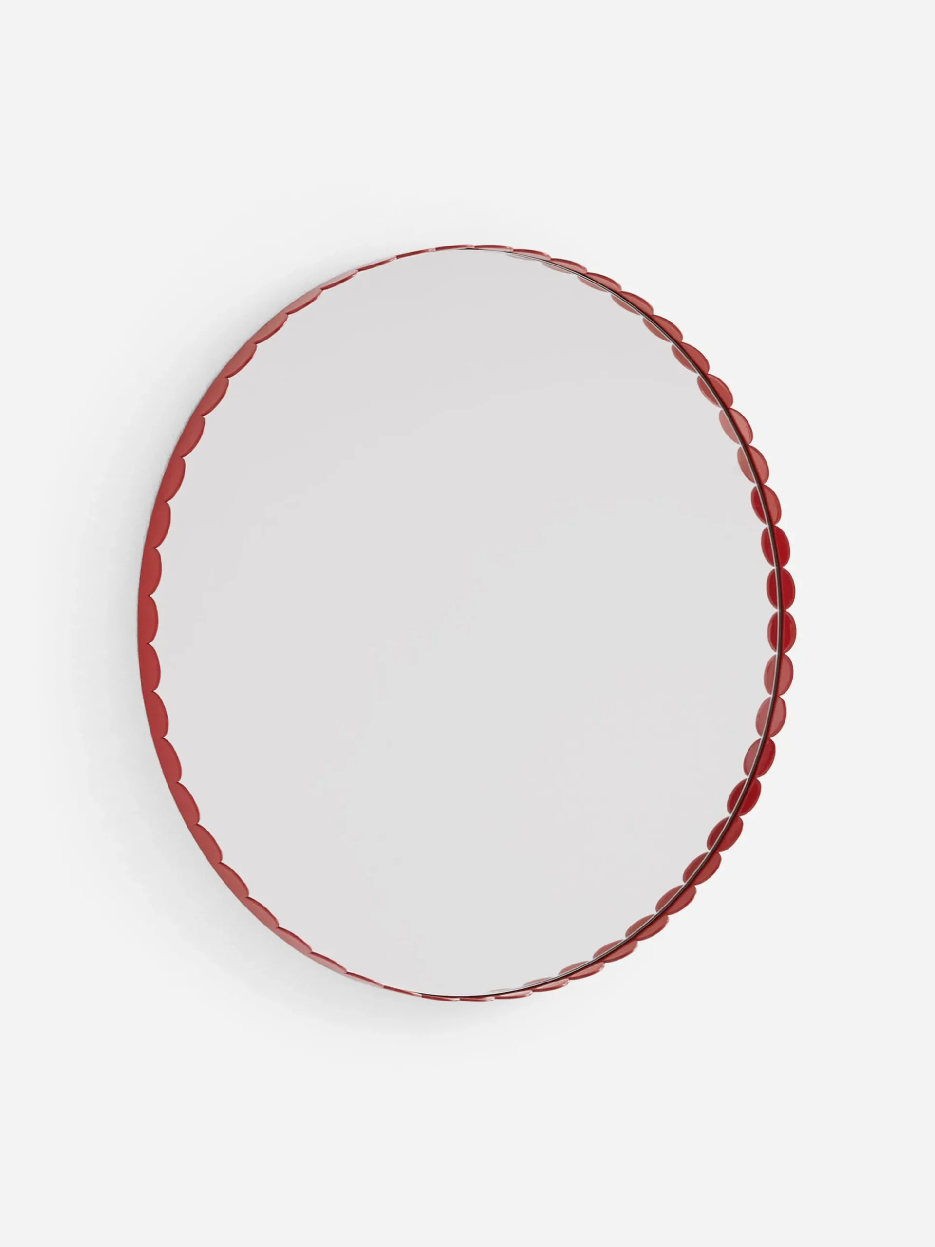 Arcs Mirror Round - Red