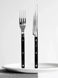 Bistrot Shiny Black Cutlery
