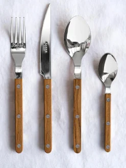 Bistrot Shiny Teak Cutlery
