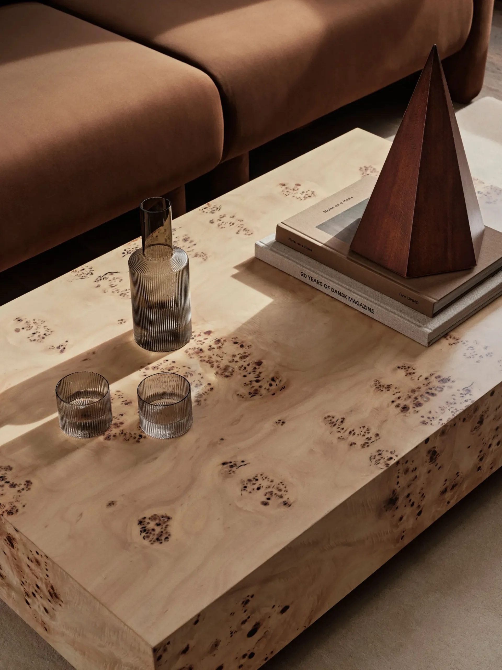 Burl Coffee Table