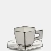 Carte Blanche Cappuccino Cup with Saucer