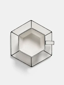 Carte Blanche Cappuccino Cup with Saucer