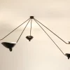 Ceiling Lamp with Five Fixed Arms