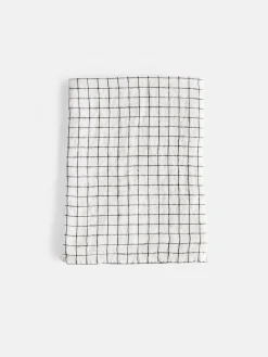 Checks Dishtowel - Black