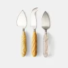 Cheese Knives Cream - Set of 3