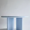 Chunky Round Table - Light Blue - 140