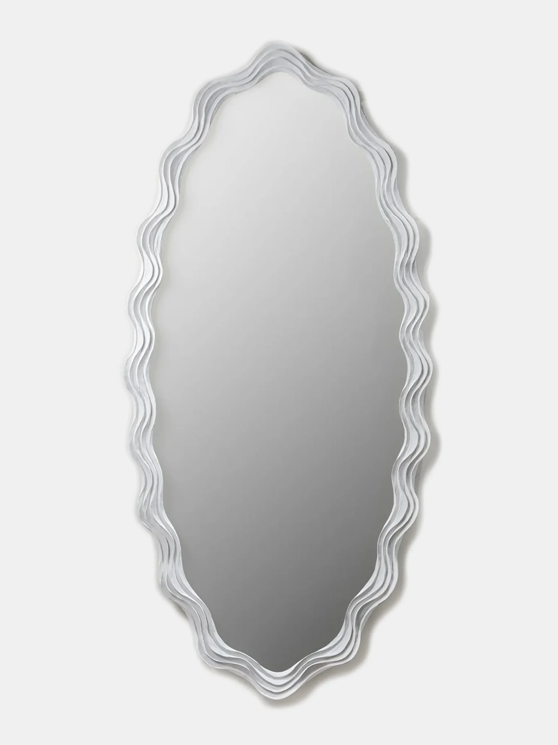 Clam Shell Mirror Large Oval