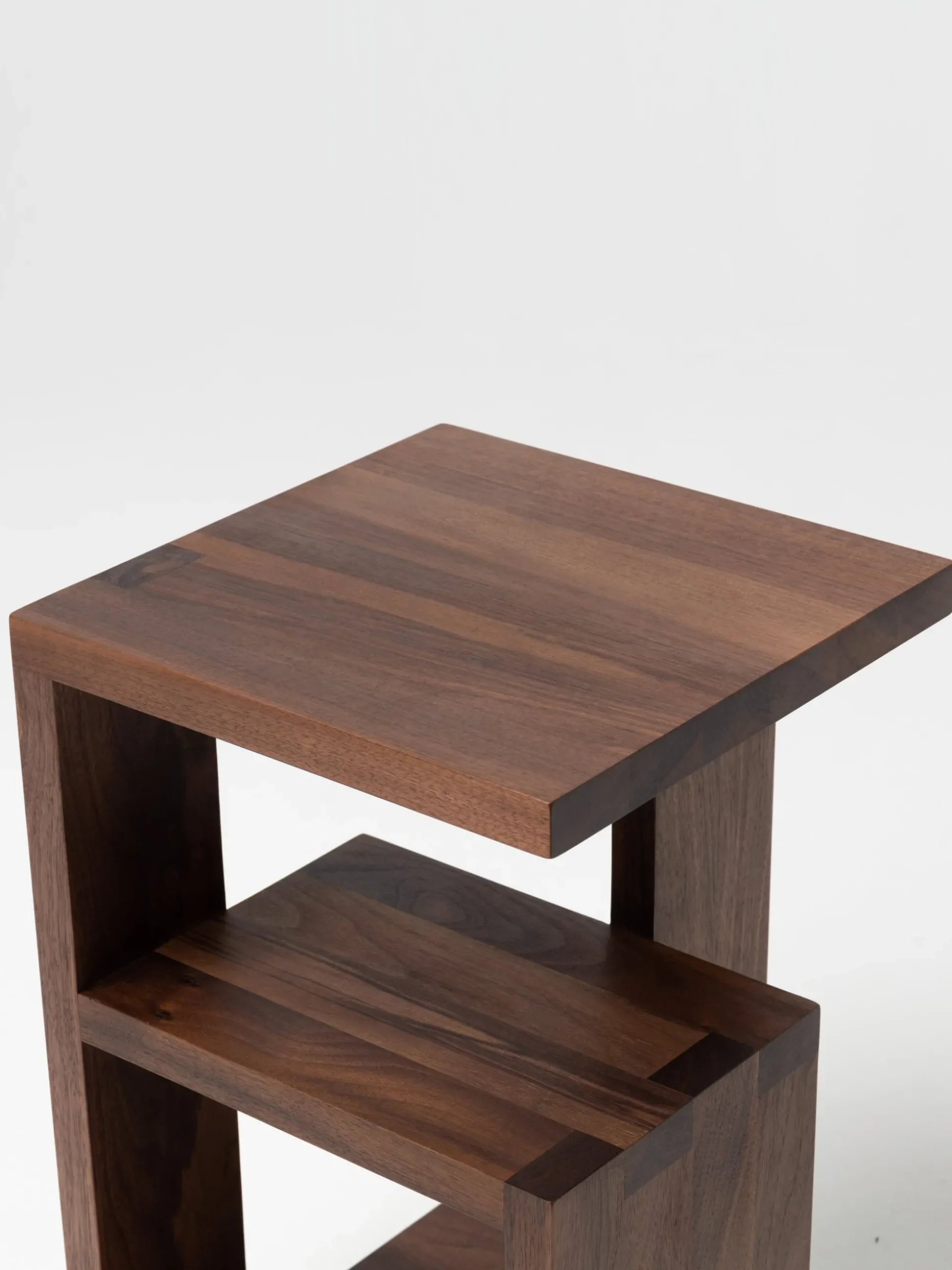 Constructivist Side Table - Walnut