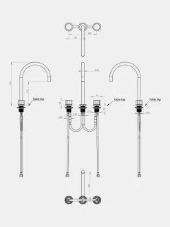 Déca Tap Ø200 - 3 hole