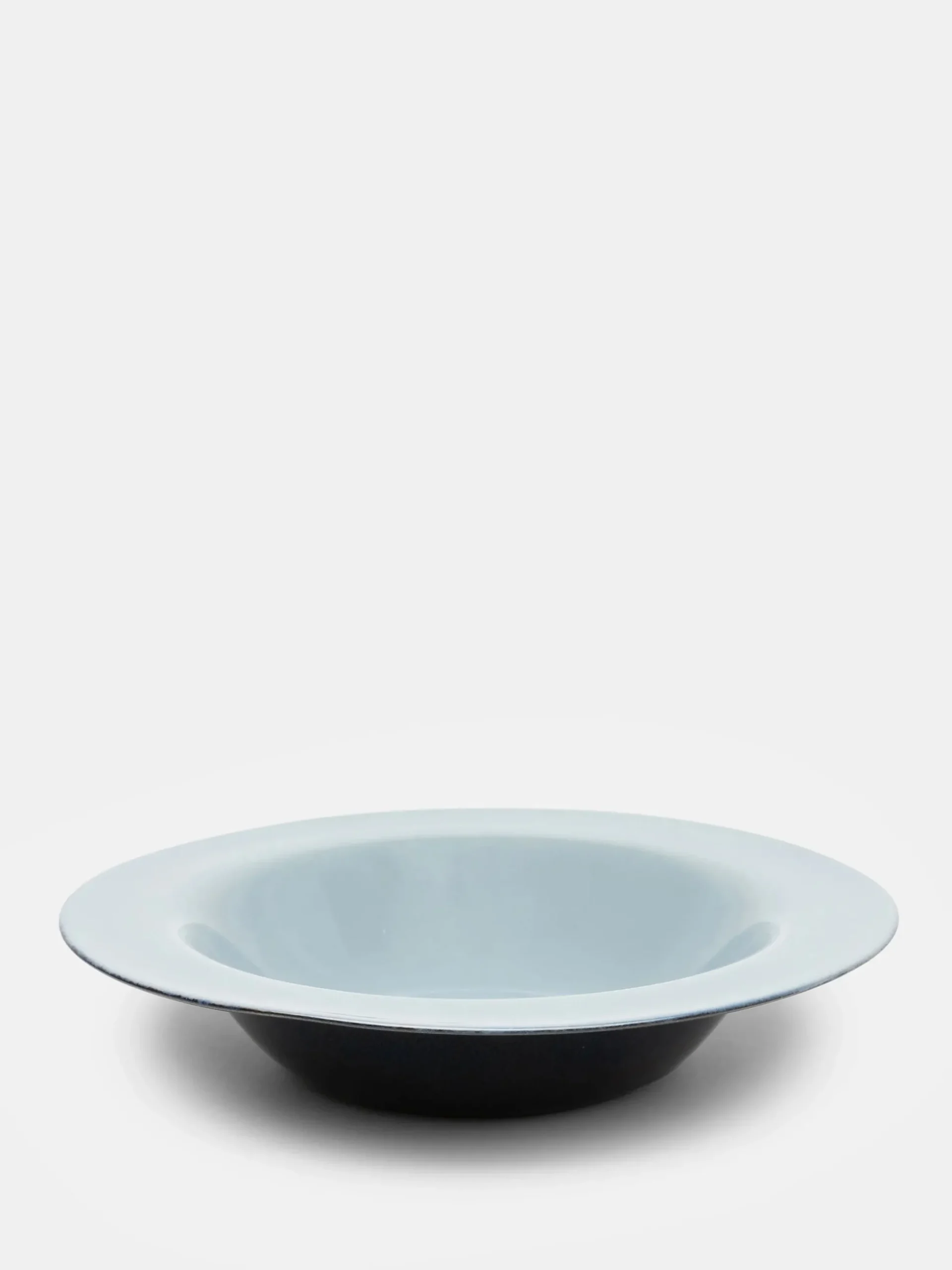 Degustation Large Round Blue Grey and Dark Blue