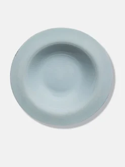 Degustation Large Round Blue Grey and Dark Blue