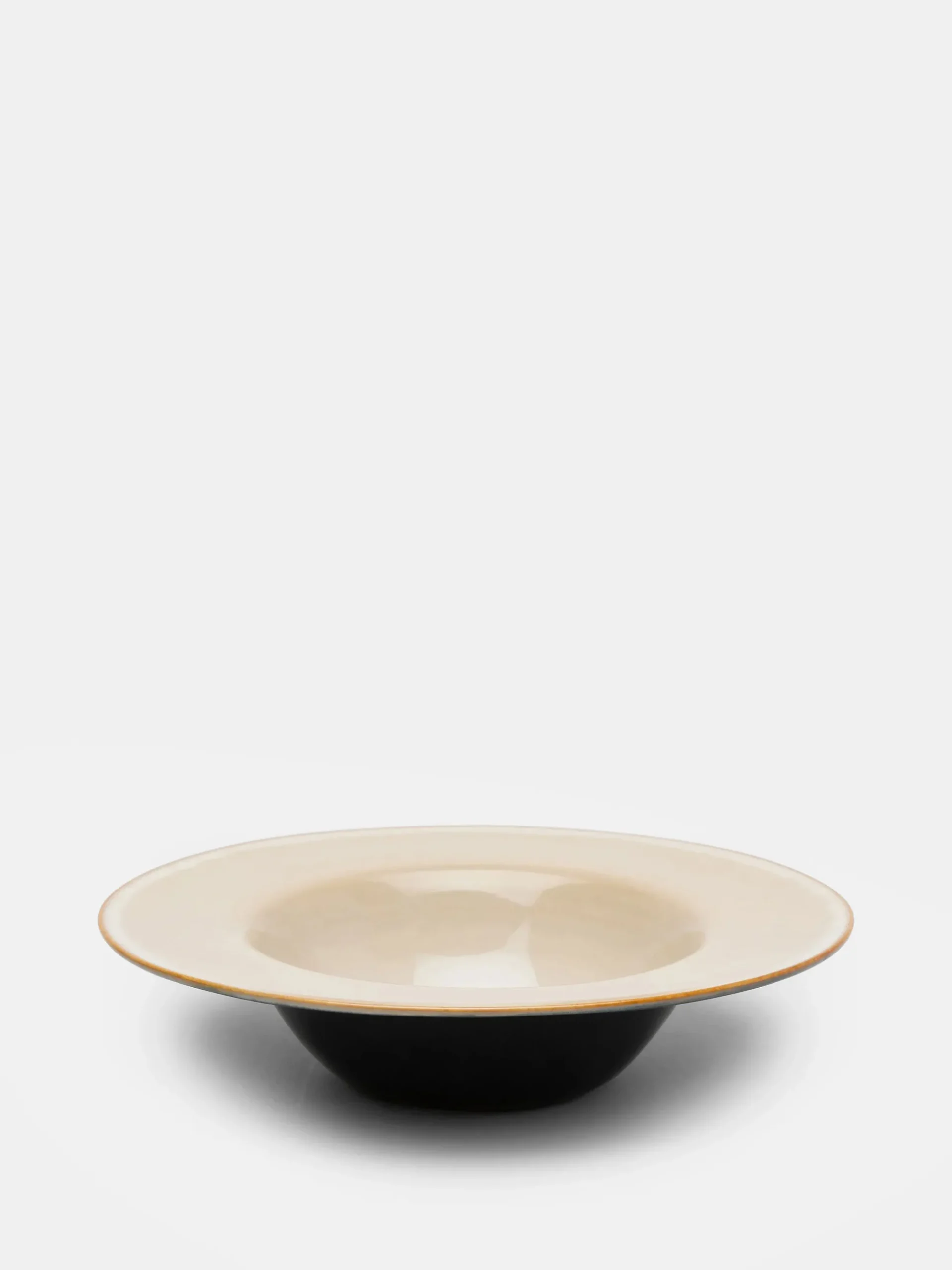 Degustation Small Round Misty Grey and Dark Blue