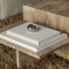 Distinct Coffee Table - Dark Brown Travertine