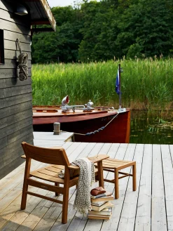 Djurö Lounge Armchair - Teak