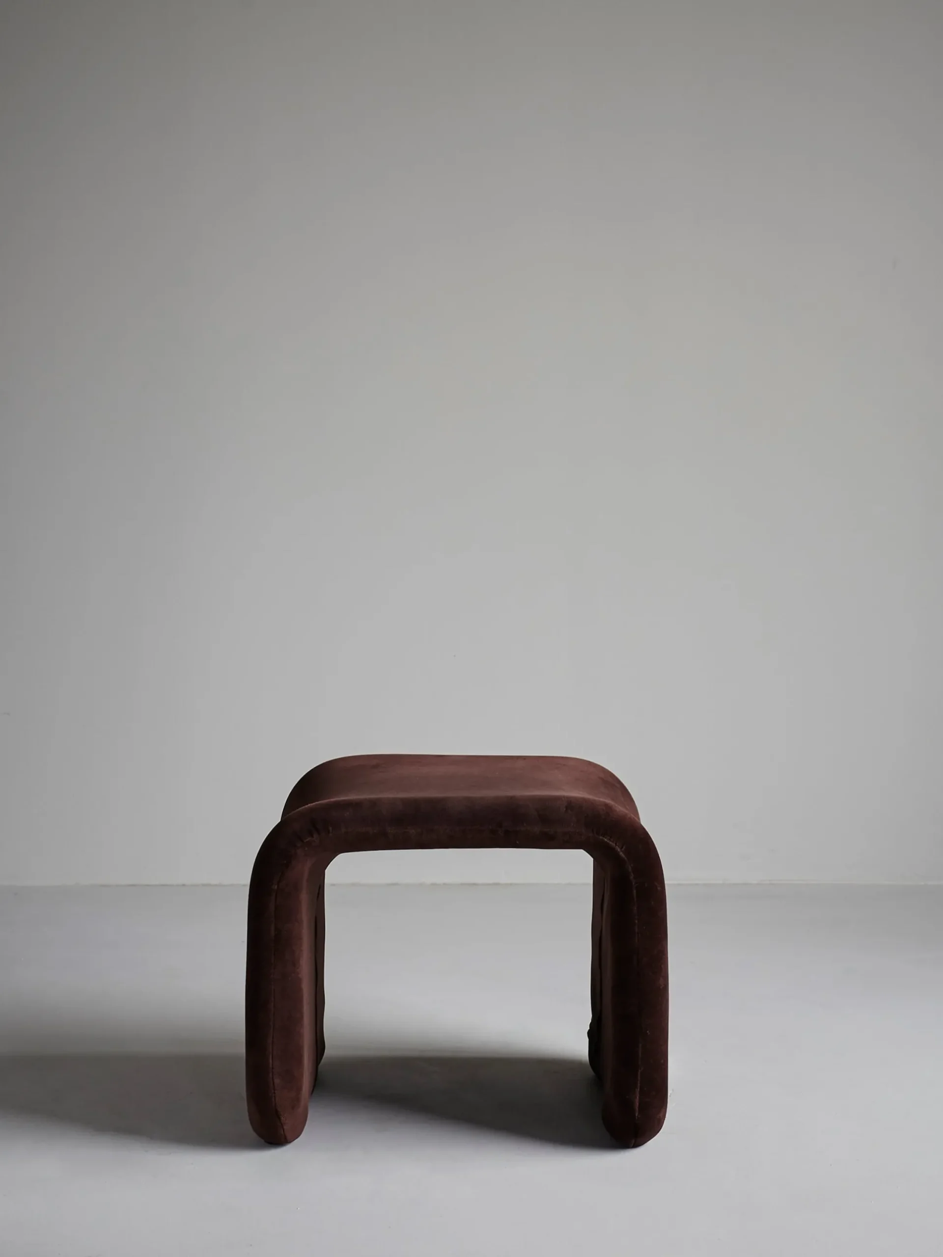 Etcetera Footstool - Chocolate Brown