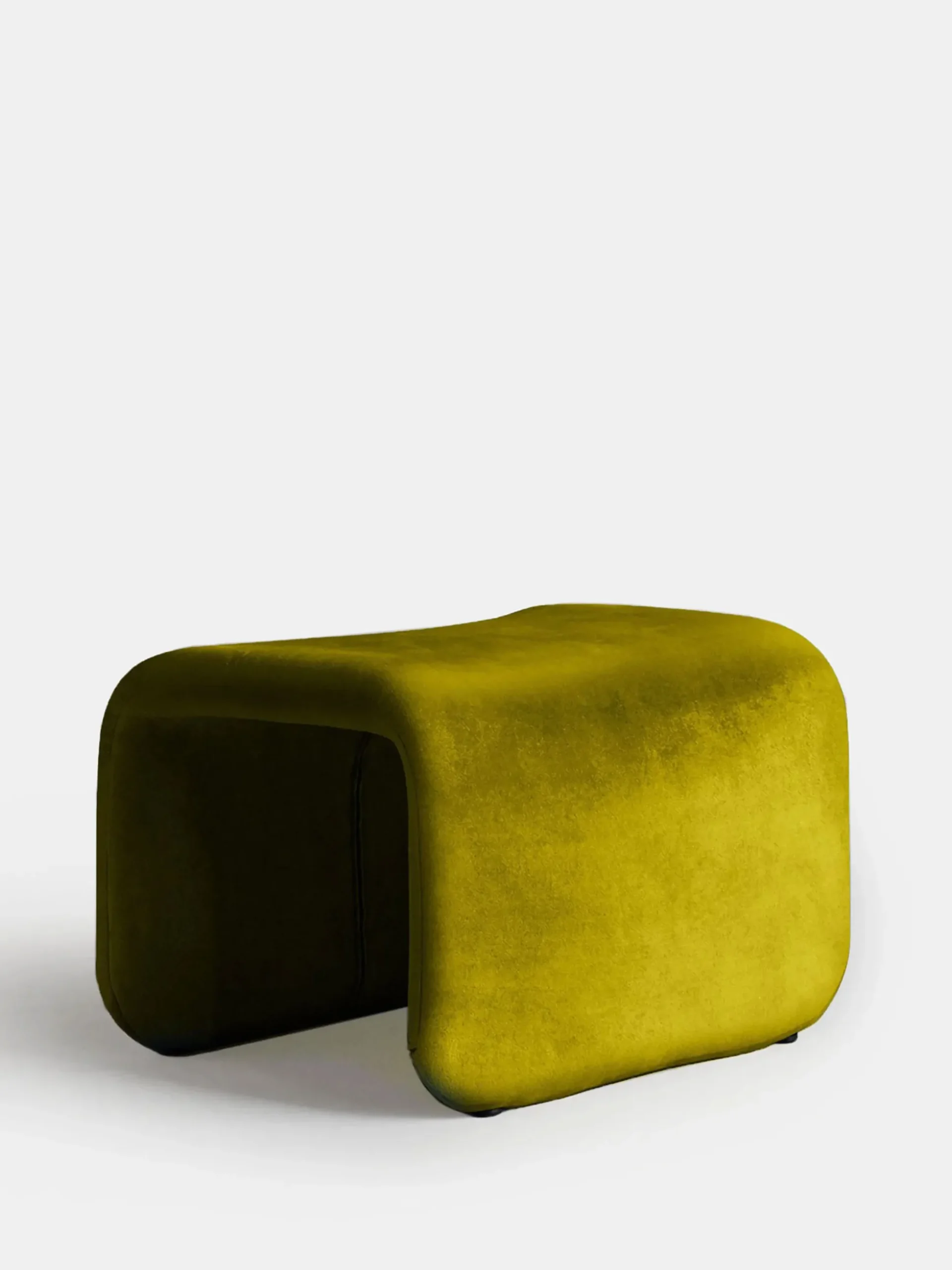 Etcetera Footstool - Turmeric Yellow