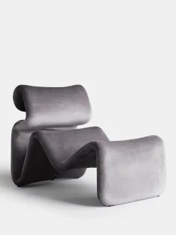 Etcetera Lounge Chair - Zink Grey