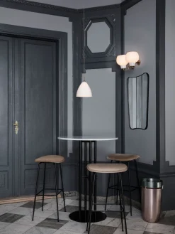 F.A Wall Mirror - Black Brass