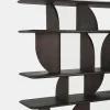 Geometric Rack - Teak Brown
