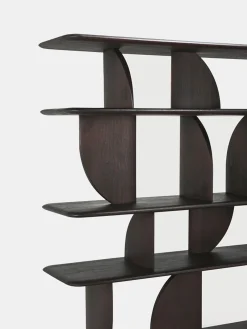 Geometric Rack - Teak Brown