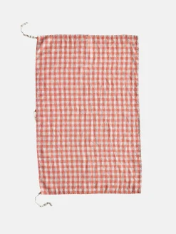 Gingham Dishtowel - Orange