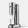 Glass Bottle - Polished Steel