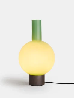 Glass Puritan Table Lamp