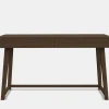 Gray 50 Writing Desk – Black