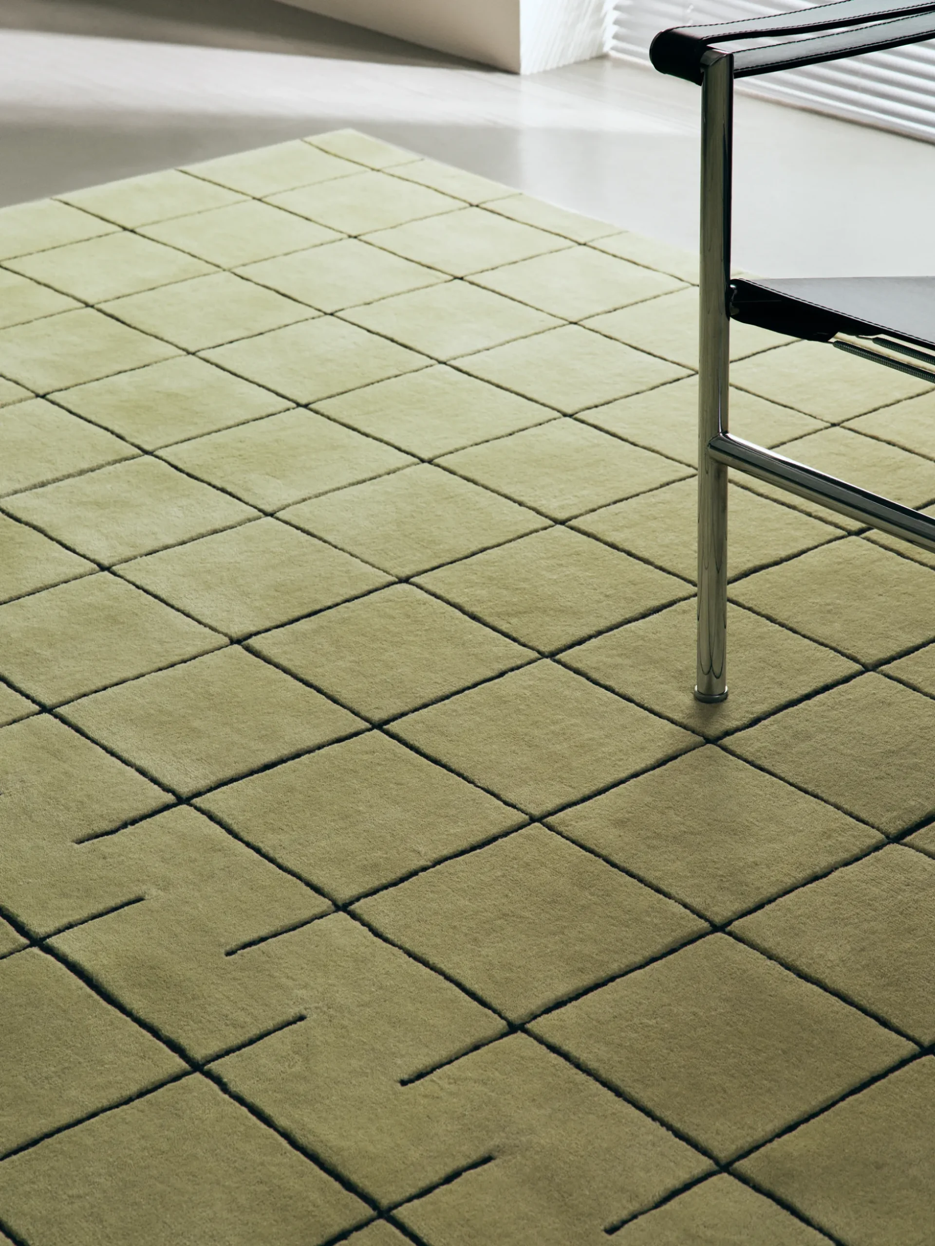 Grid - Pistachio/Black