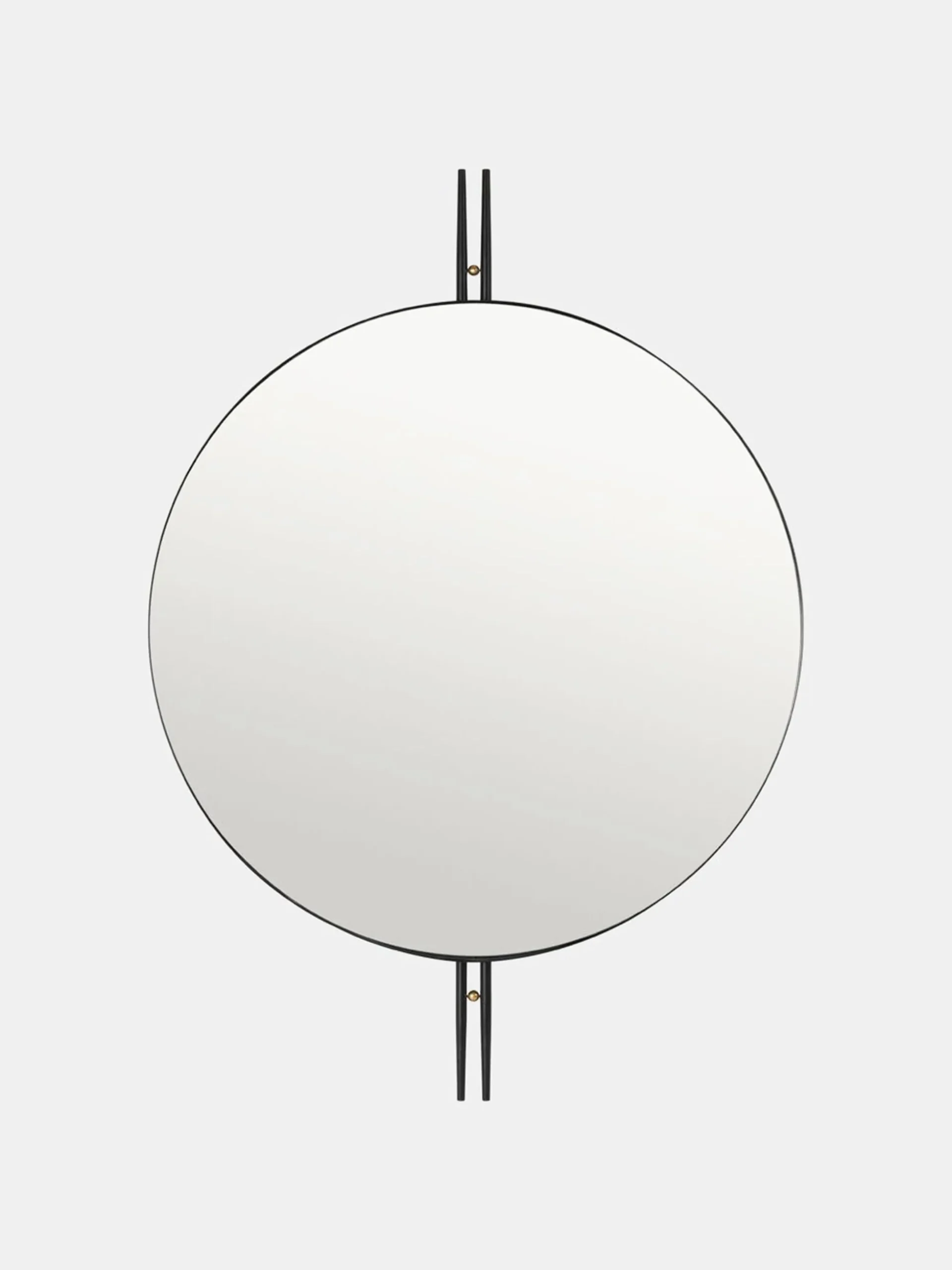 IOI Mirror Black Semi Matt Ø80