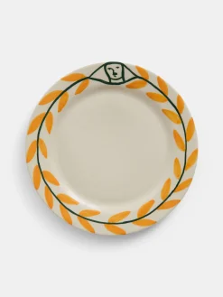 La Pittura Plate - Golden Leaf