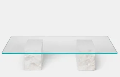Mineral Coffee Table - Bianco Curia