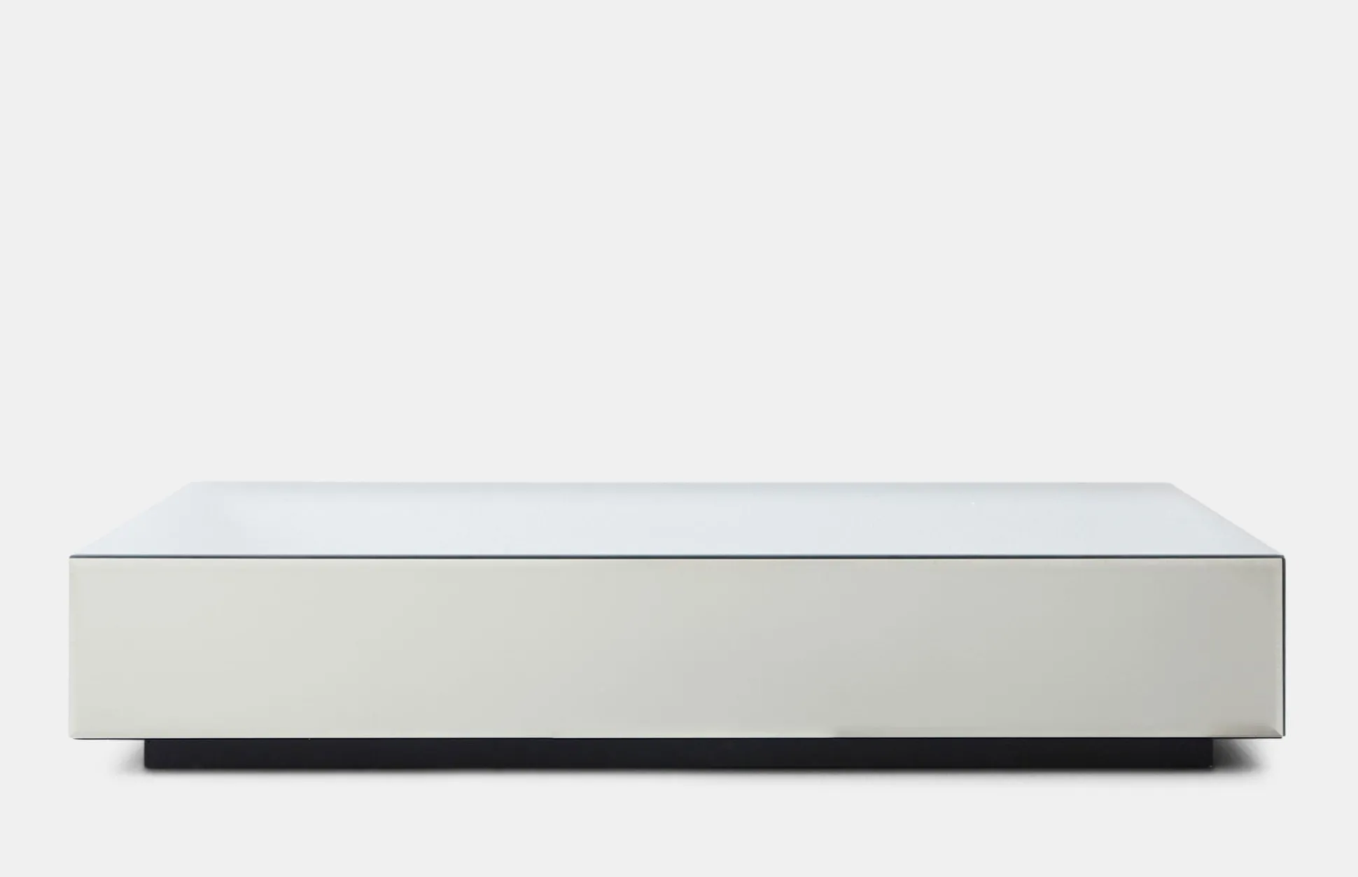 Mirror Block Coffee Table - Clear - 120 cm