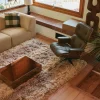 Mirror Block Coffee Table - Smokey Brown - 80 cm