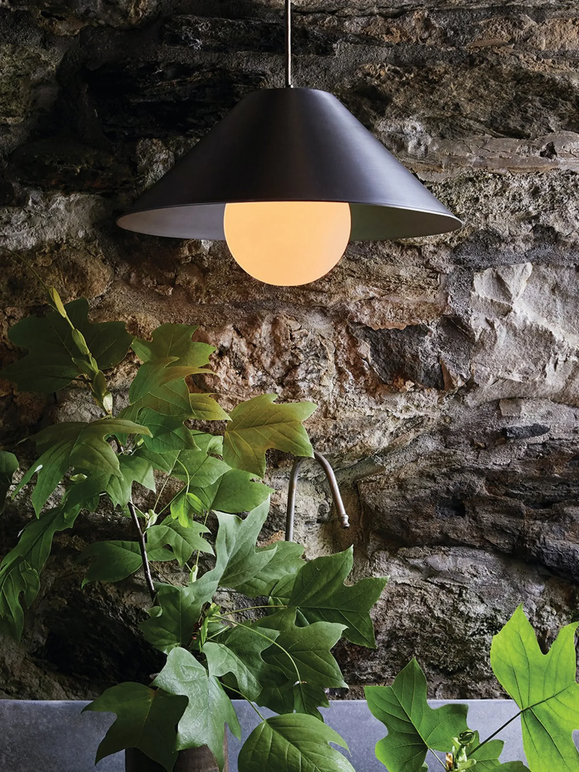 Monumental Pendant - Waxed Aluminum