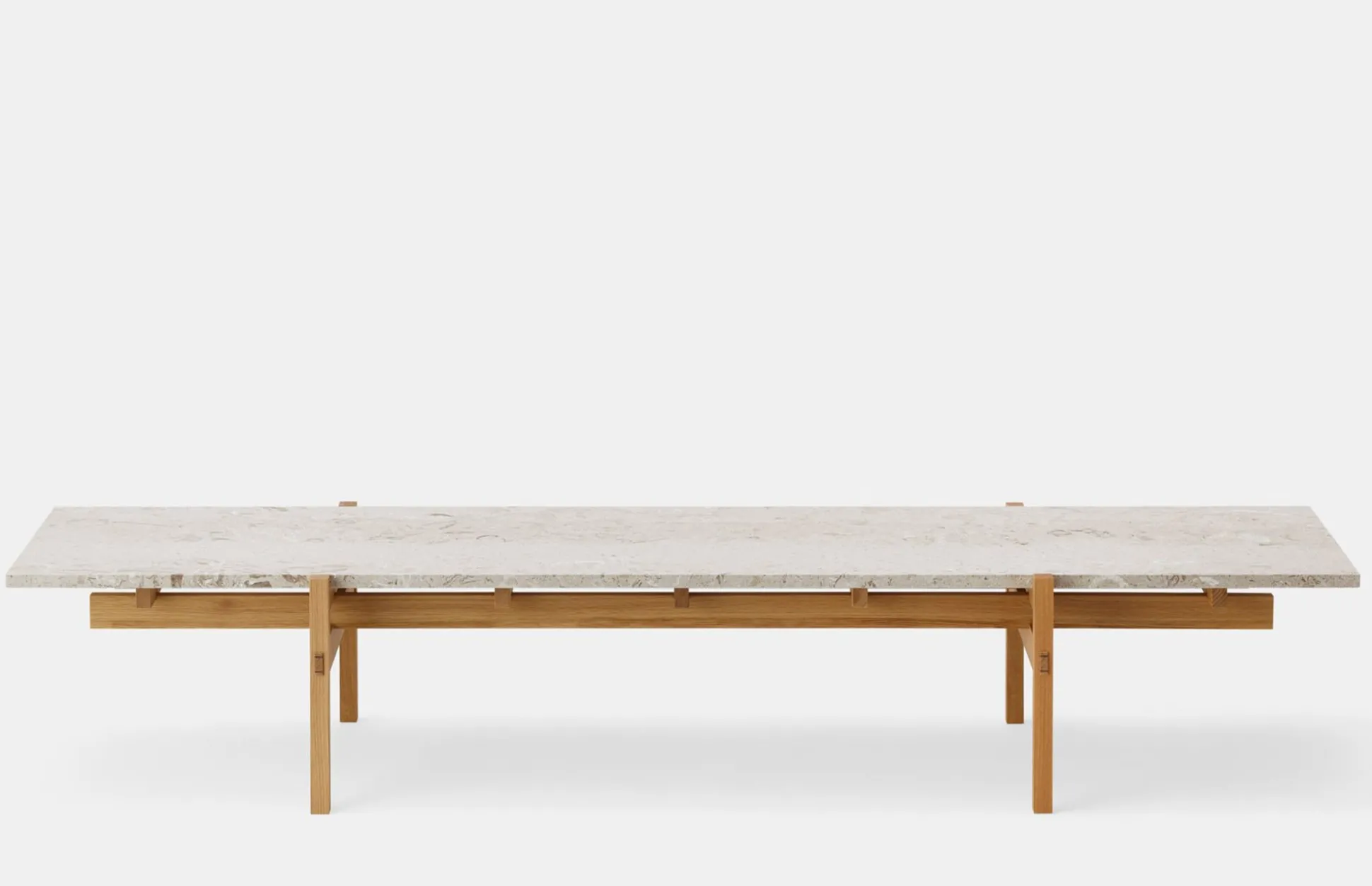 N-CT01 Sofa Table - Pure Oak - Marble