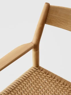 N-DC01 Armchair - Oak - Paper Cord Seat