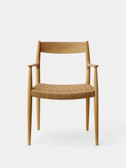N-DC01 Armchair - Oak - Paper Cord Seat