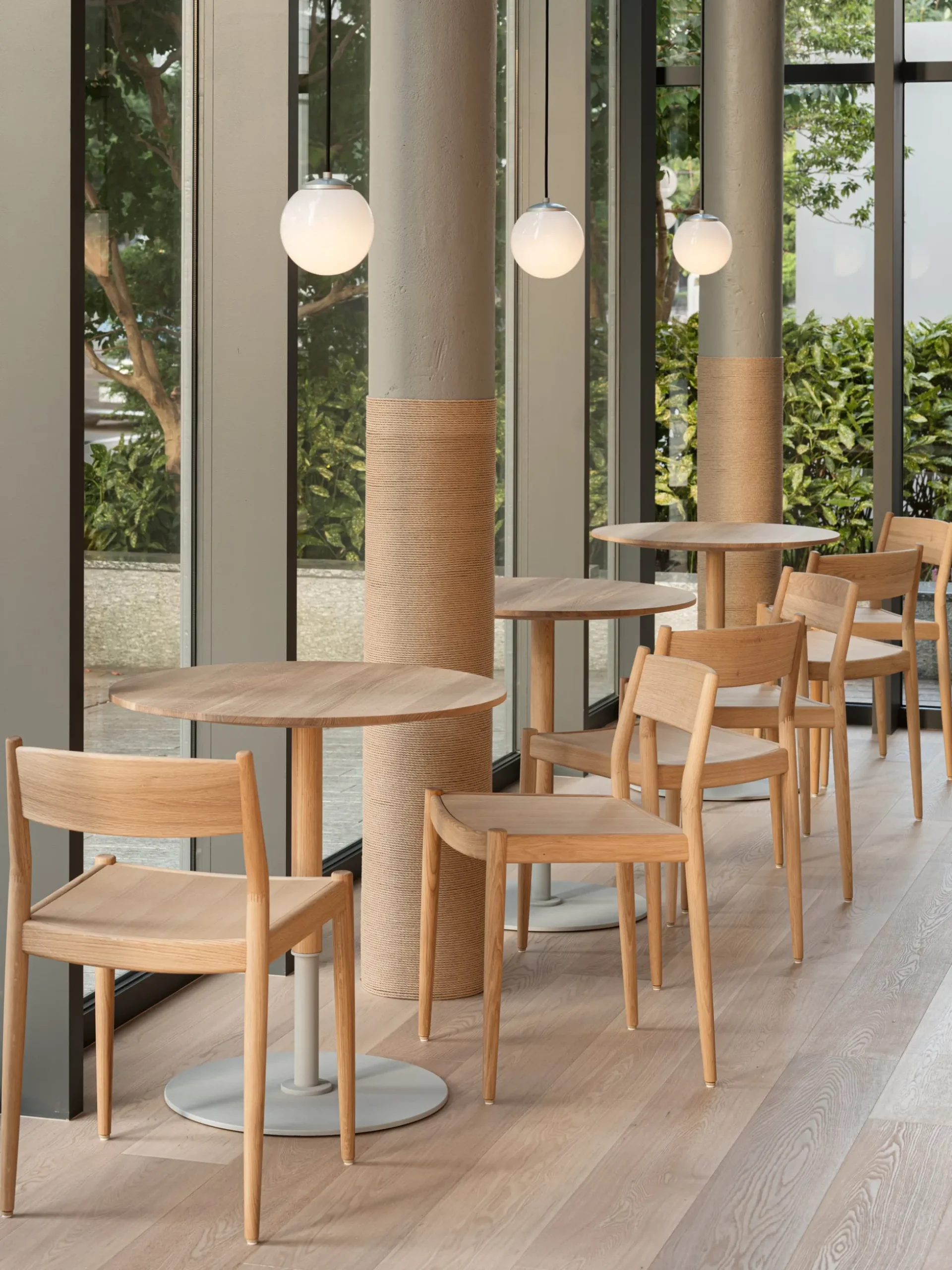 N-DC03 Chair - Oak
