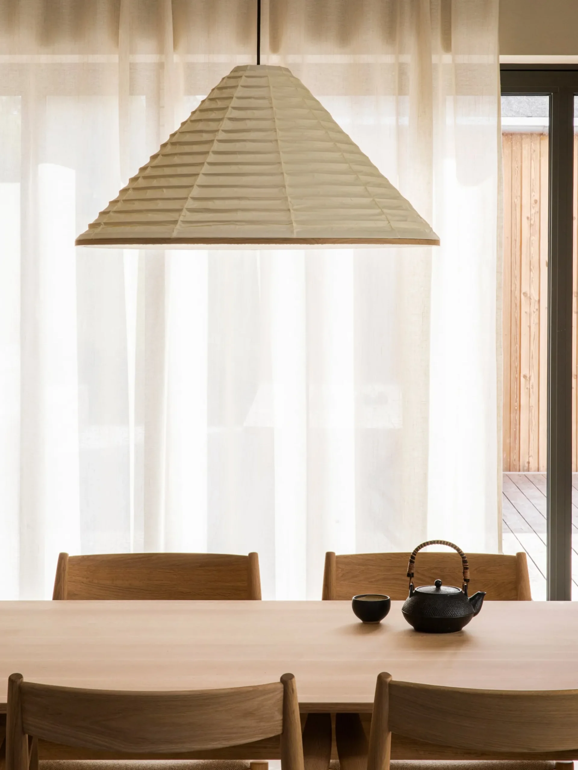 N-DC02 Chair - Oak - Paper Cord Seat