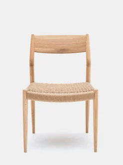 N-DC02 Chair - Oak - Paper Cord Seat
