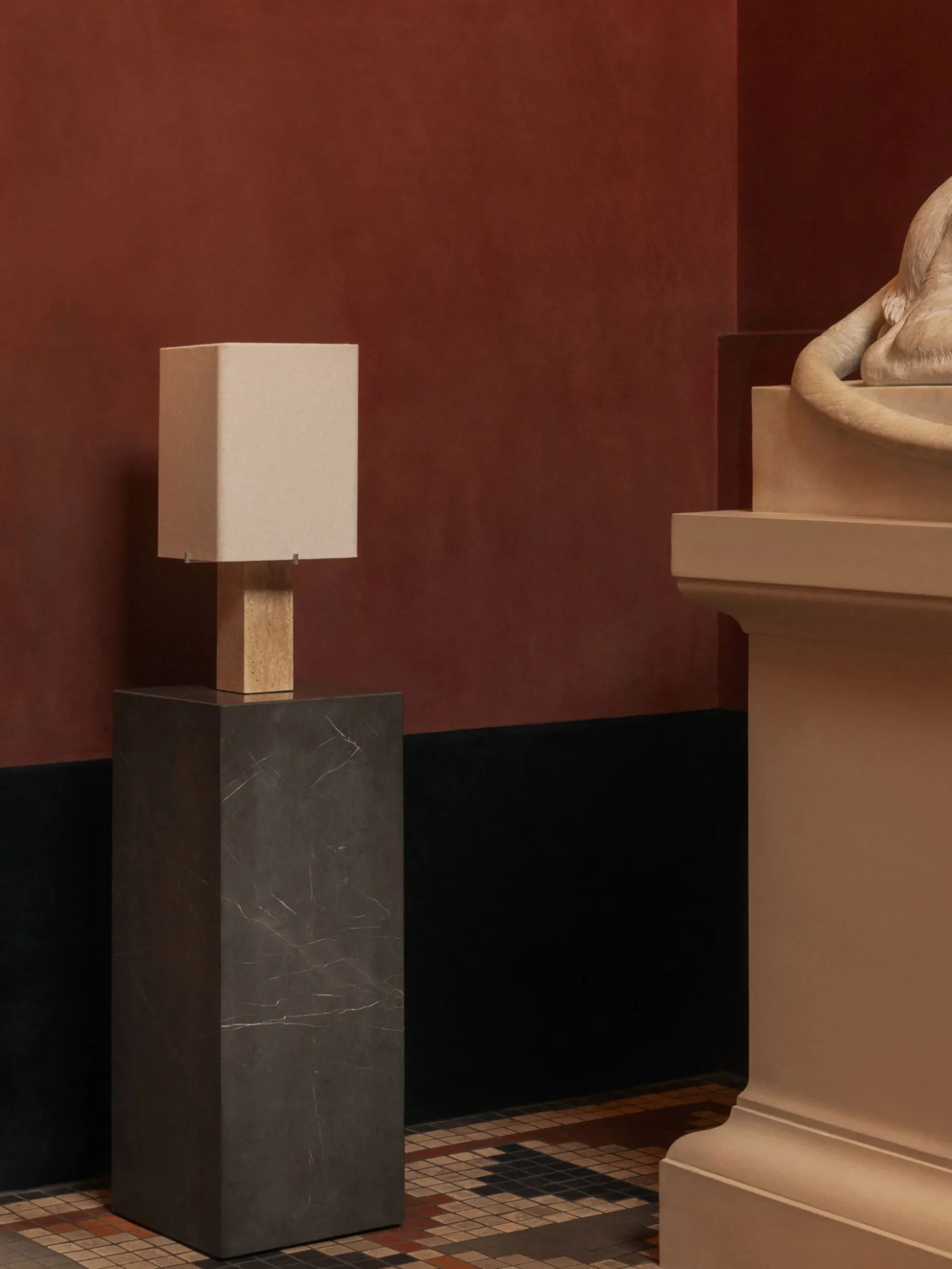 Nonna Table Lamp - Travertine