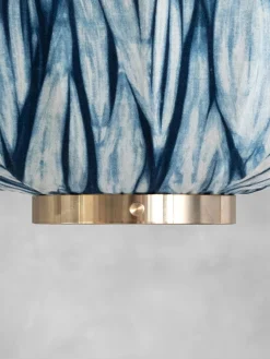 Oval Lantern - Plant Dyed Pattern