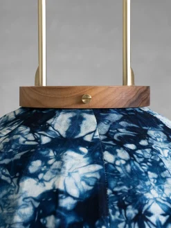 Oval Lantern - Plant Dyed Pattern