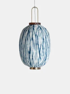 Oval Lantern - Plant Dyed Pattern